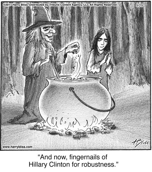 "And now, fingernails of Hillary Clinton for robustness."