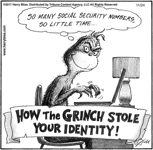 "So many social security numbers, so little time..."