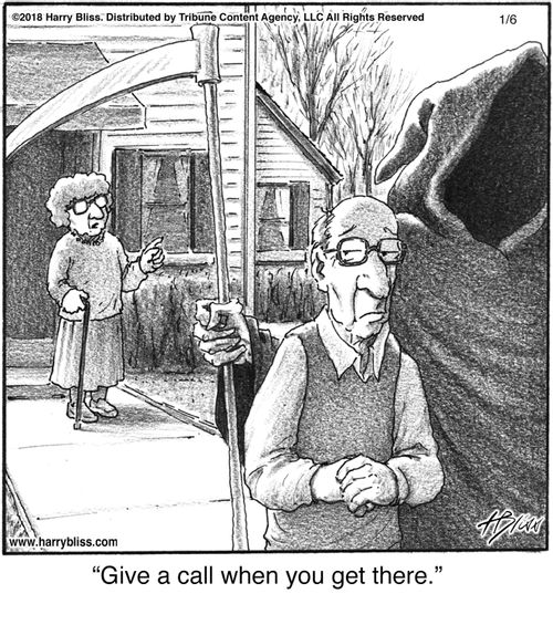 "Give a call when you get there."