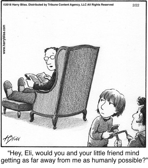 "Hey, Eli, would you and your little friend mind getting as far away from me as humanly possible?"