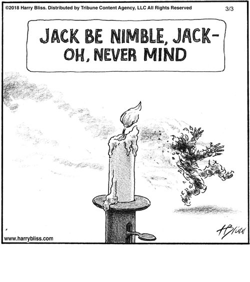 "Jack be nimble, Jack—oh, never mind"