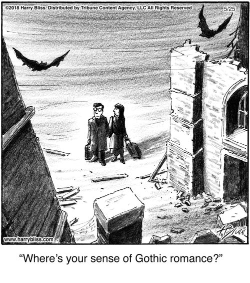 "Where’s your sense of Gothic romance?"