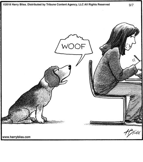 "Woof"