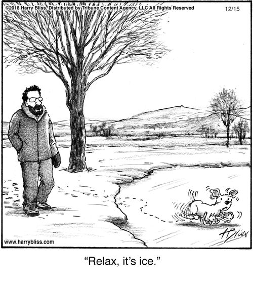 "Relax, it's ice."