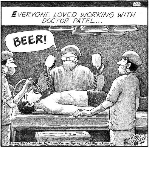 "Everyone loved working with Doctor Patel... Beer!"