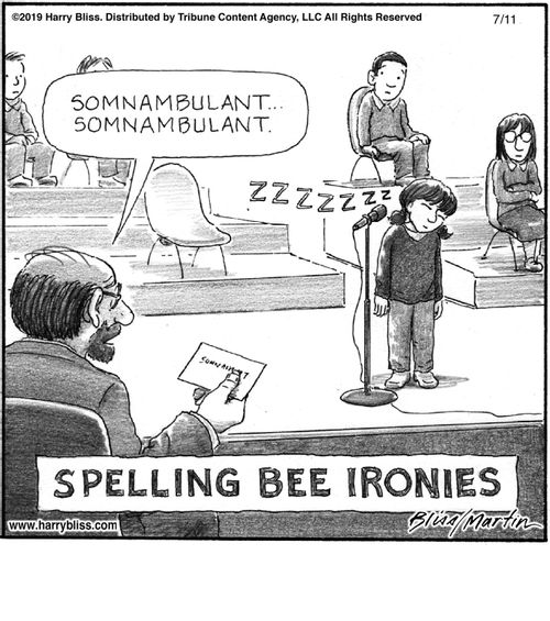 "Somnambulant... somnambulant."