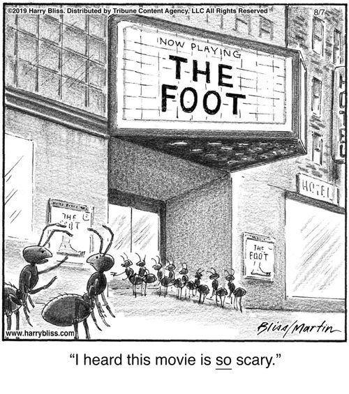 "I heard this movie is so scary."
