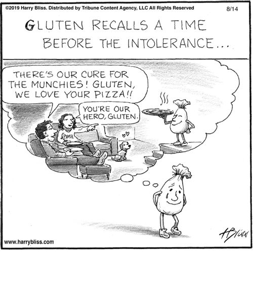 "There's our cure for the munchies! Gluten, we love your pizza!!" "You're our hero, gluten."