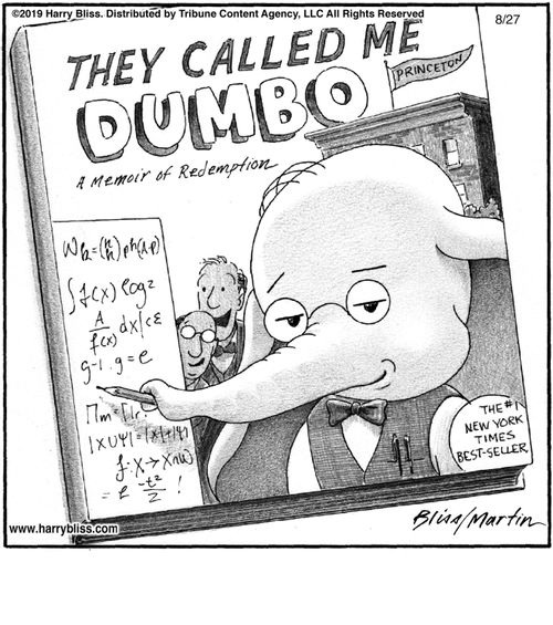 "They called me Dumbo. A memoir of redemption."
