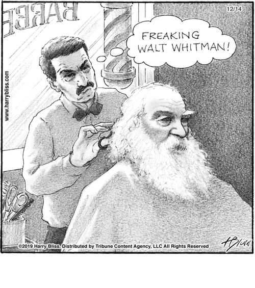 "Freaking Walt Whitman!"