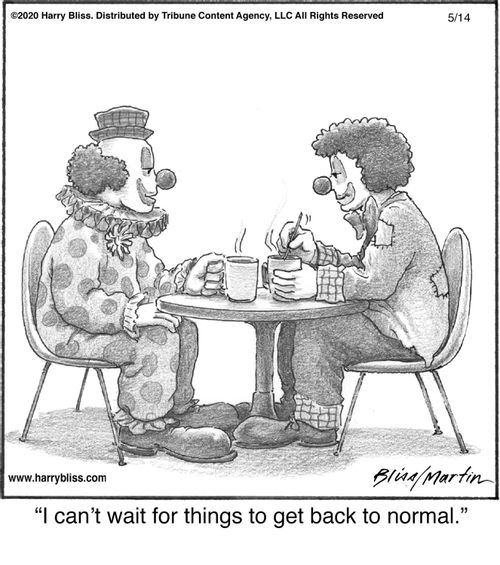 "I can't wait for things to get back to normal."