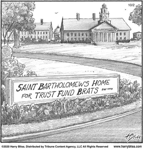 "Saint Bartholomew's Home for Trust Fund Brats"