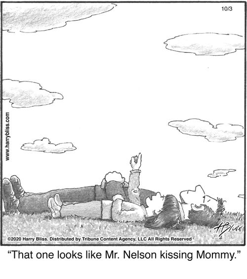 "That one looks like Mr. Nelson kissing Mommy."