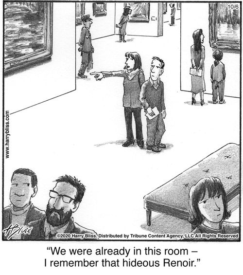 "We were already in this room—I remember that hideous Renoir."