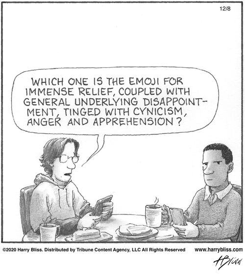 "Which one is the emoji for immense relief, coupled with general underlying disappointment, tinged with cynicism, anger and apprehension?"