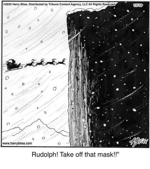 "Rudolph! Take off that mask!!"