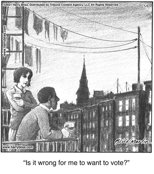 "Is it wrong for me to want to vote?"