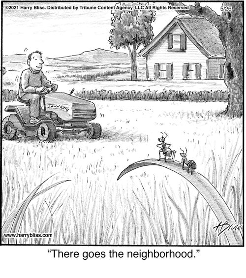 "There goes the neighborhood."