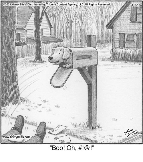 "Boo! Oh, #!@!"