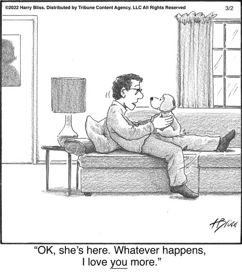 "OK, she's here. Whatever happens, I love you more."