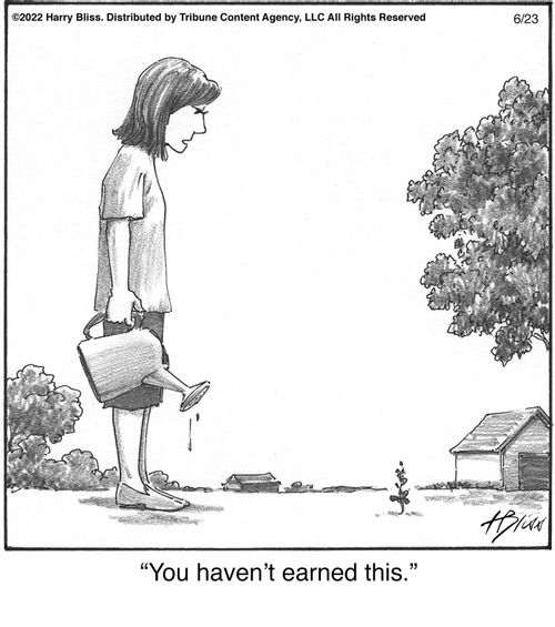 "You haven’t earned this."