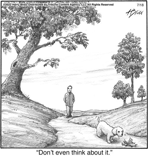 "Don't even think about it."