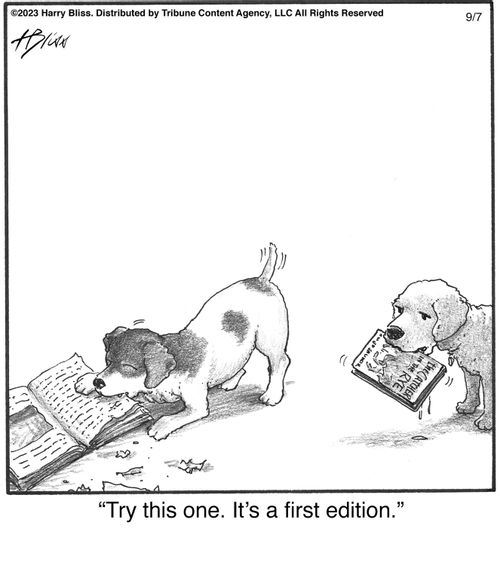 "Try this one. It's a first edition."