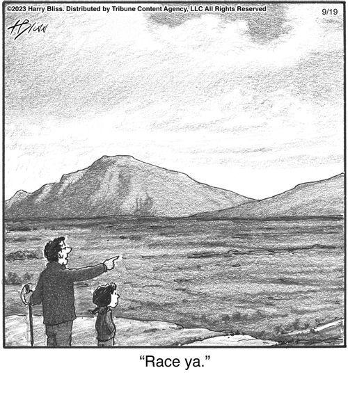 "Race ya."