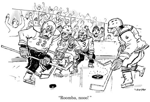 "Roomba, noooo!"