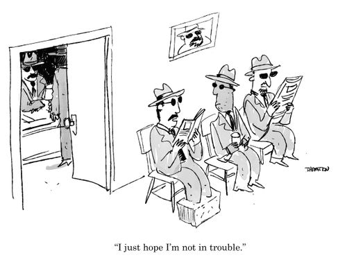 "I just hope I'm not in trouble."