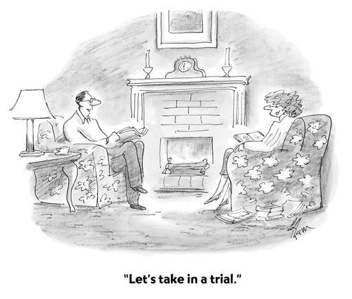 "Let's take in a trial."