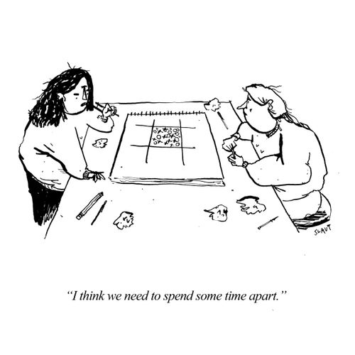 "I think we need to spend some time apart."