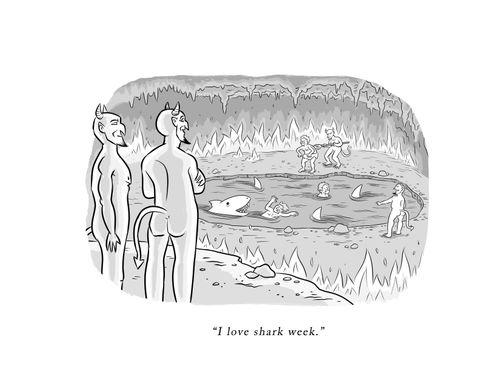 "I love shark week."