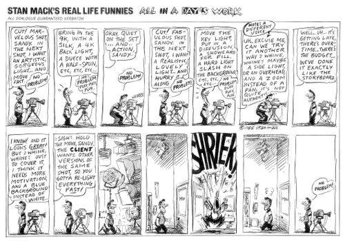 Stan Mack's Real Life Funnies: All in a Day's Work