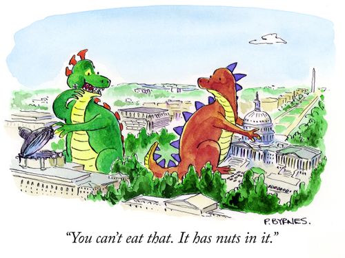 "You can't eat that. It has nuts in it."