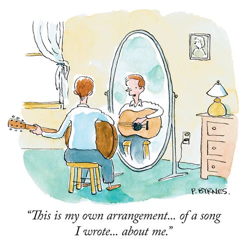 "This is my own arrangement...of a song I wrote...about me."