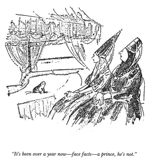 "It's been over a year now- face facts- a prince, he's not."