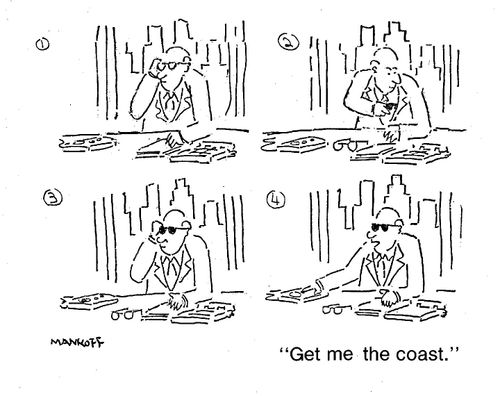 "Get me the coast."