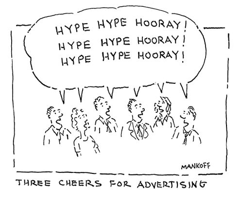 Three cheers for advertising.