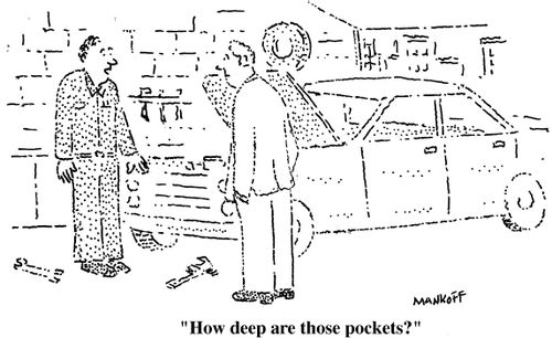 "How deep are those pockets?"