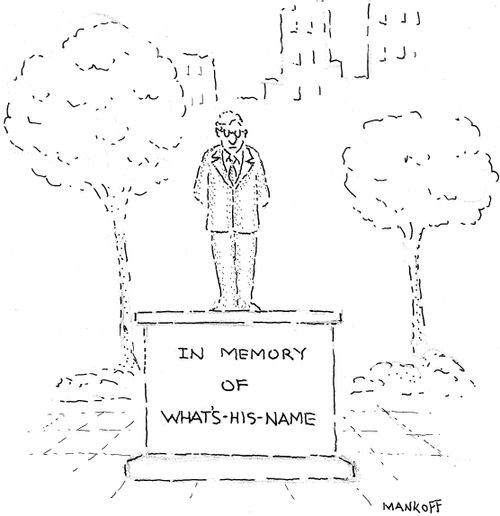 In Memory of What's-his-name.