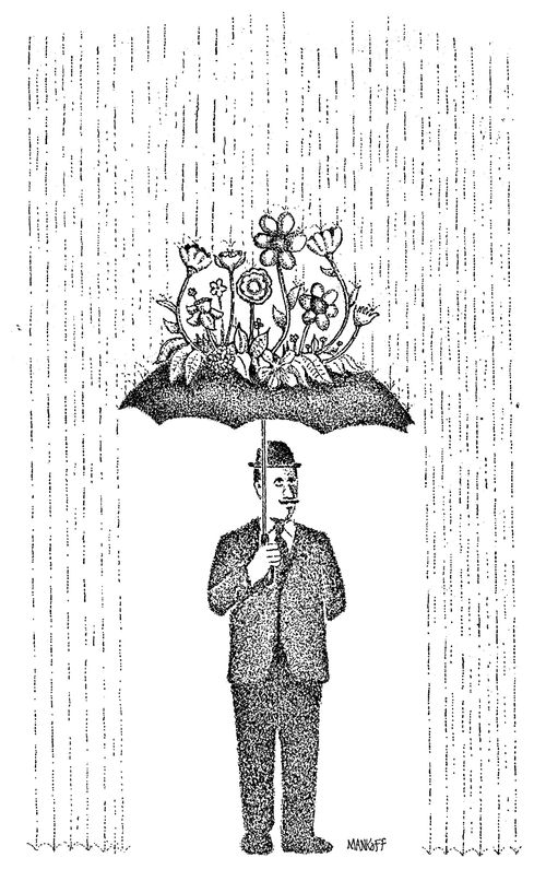 Umbrella with Flowers