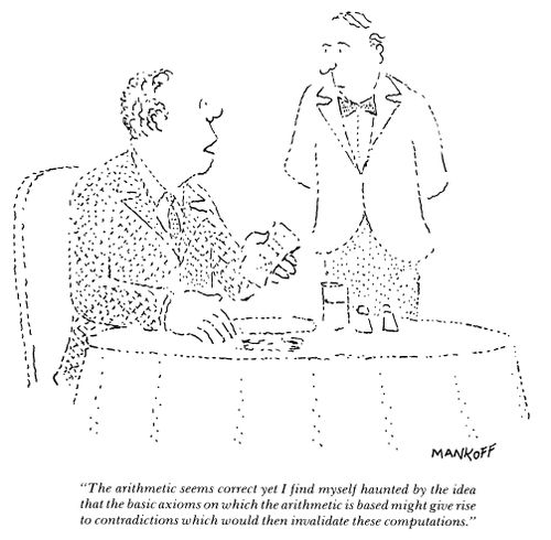 "I am haunted by the idea that the basic axioms on which the arithmetic is based may invalidate these computations."