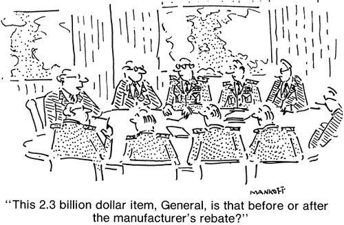 "The 2.3 billion dollar item, is that before or after the manufacturer's rebate?"