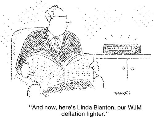 "And now, here's Linda Blanton, our WJM deflation fighter."