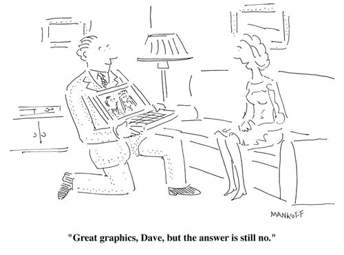 "Great graphics, Dave, but the answer is still no."