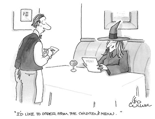 "I'd like to order from the children's menu."
