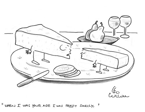 "When I was your age. I was really smelly."