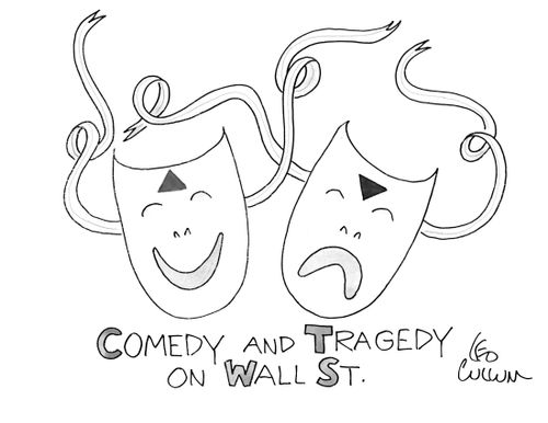 (Comedy and Tragedy on Wall St.)