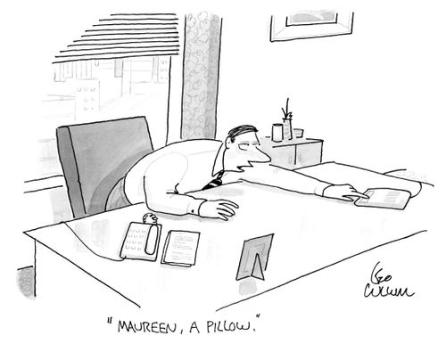 "Maureen, A pillow."